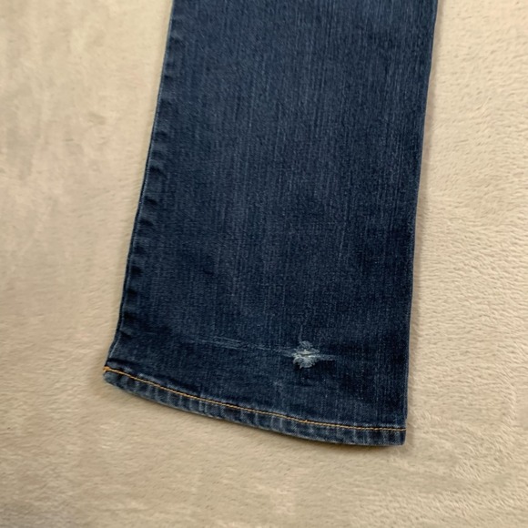 Old Navy Jeans Womens 12 Long‎ Blue The Flirt Bootcut Stretch Mid Rise Denim - Picture 12 of 14